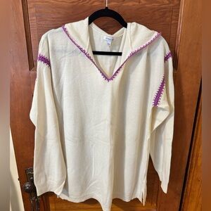 Johnny Was Whipstich hoodie sweater